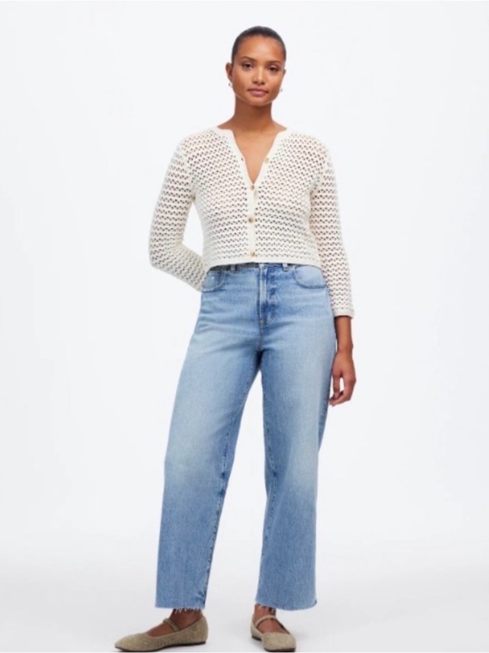 Madewell Curvy Vintage Wide Leg Crop 24